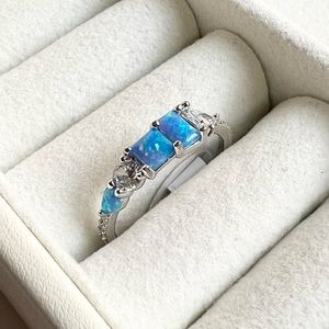 Bomb Party Size 8 - “Reminders Of You” RBP5950 (Blue Fire Opal)